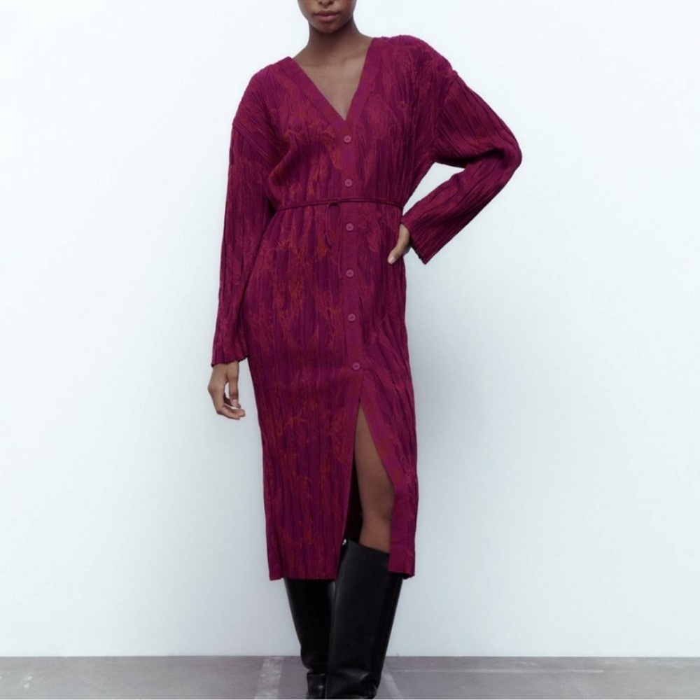 Zara Jacquard Dress